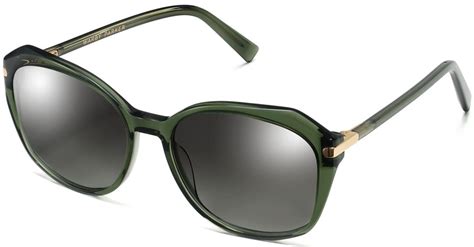 Nancy Sunglasses In Palm Crystal With Polished Gold Warby Parker