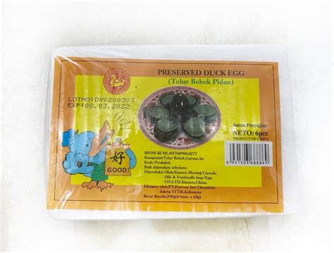 Jual Telur Bebek Pidan Pitan Phitan Preserved Duck Egg Gram Di