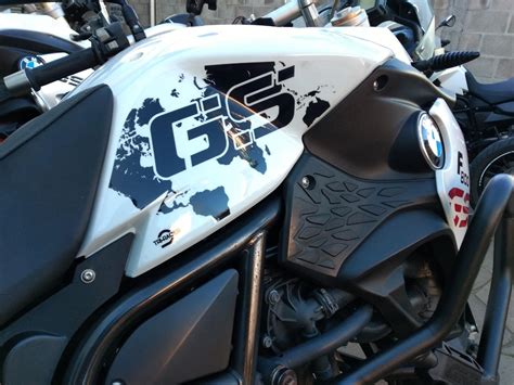 Adesivo Protetor Lateral Tanque Bmw F800 Gs Adv Mapa R 69 90 Em