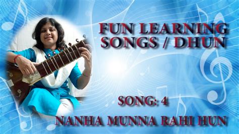 How To Play Nanha Munna Rahi Hu Tutorial Indian Patriotic Song Notation Sitar Tutorial Youtube