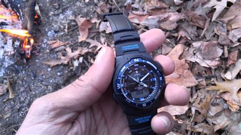 Casio Thermo Compass Watch Review Youtube