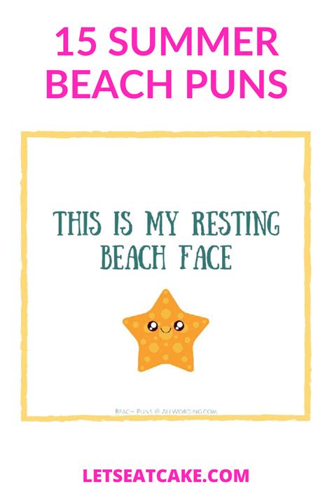 15 Beach Puns For Your Summer Instagram Captions Beach Puns Beach Captions Puns Ocean Puns