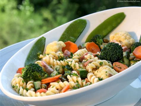 Salade de pâtes aux légumes Notre recette avec photos Meilleur du Chef