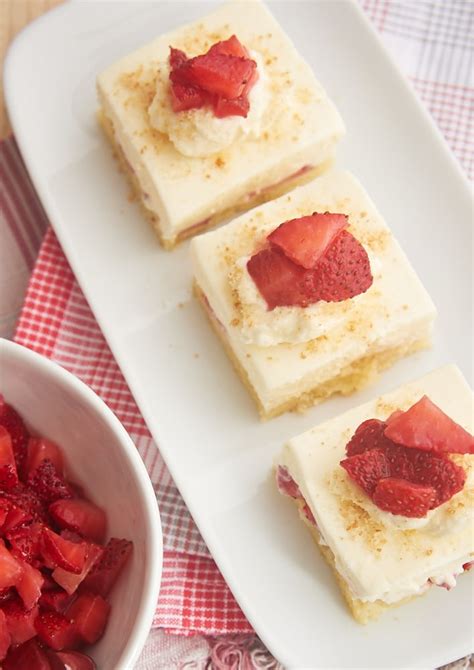 Strawberry Shortcake Cheesecake Bars Bake Or Break