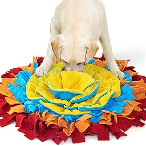 AWOOF Alfombra Olfativa Perros Forma De Flor Comedero Olfativo Manta