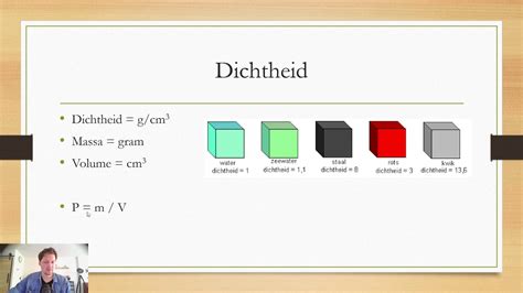 Stofeigenschappen En Dichtheid Havo Vwo Youtube