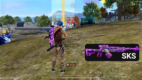 AMASSEI NA RANQUEADA JOGANDO DE SKS FREEFIRE YouTube