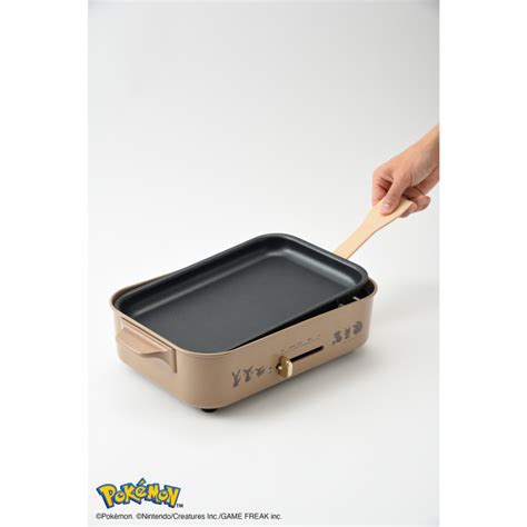 Compact Hot Plate Eevee Friends Pokémon x BRUNO Meccha Japan