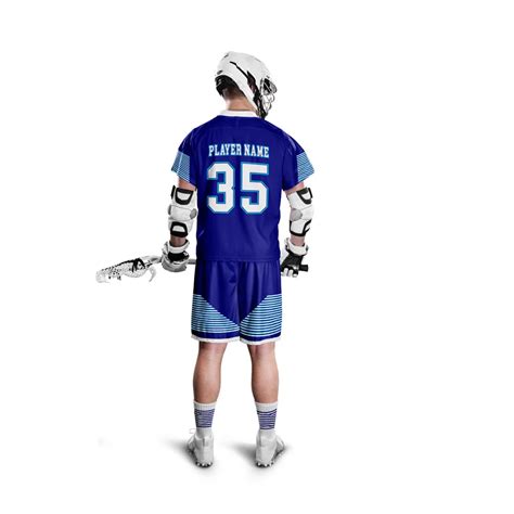 Custom Made Logo Reversible Uniform High Quality 100 Polyester Lacrosse