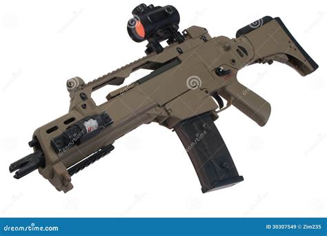 Assault Rifle G36 with Scope Stock Image - Image of nato, army: 30307549