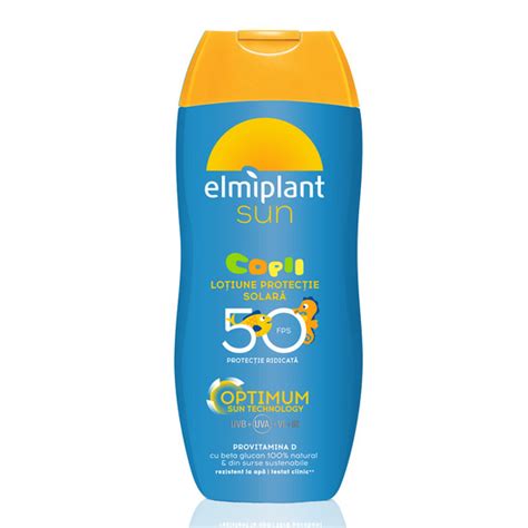 Lotiune De Protectie Solara Pentru Copii Cu SPF 50 Optimum Sun 200 Ml