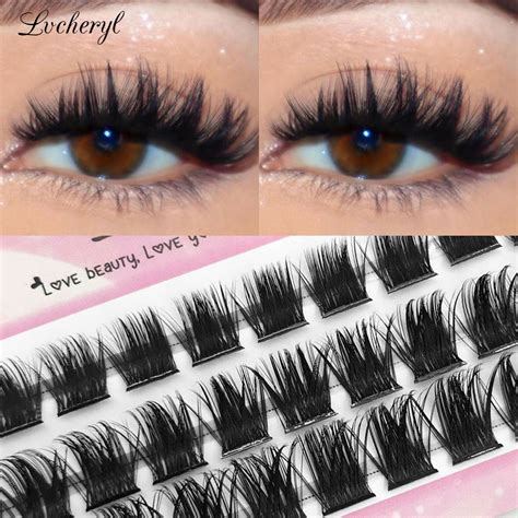 Lvcheryl 50d Thick Eyelash Extension Mink Individual Eyelash Set 10 14mm Mixed D Curl Diy