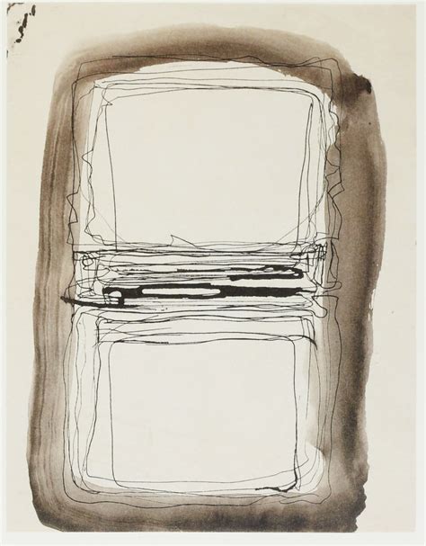 Daily Rothko : Mark Rothko, Untitled, 1961, Pen and ink on paper