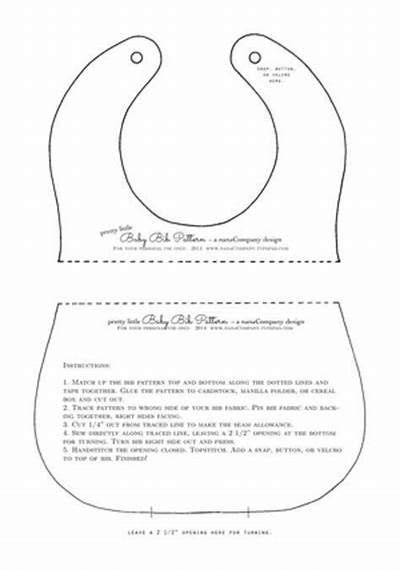 Adult Bib Patterns Printable Artofit