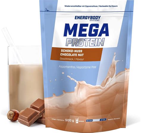 Energybody Mega Protein Schoko Nuss 500 G Mehrkomponenten Protein