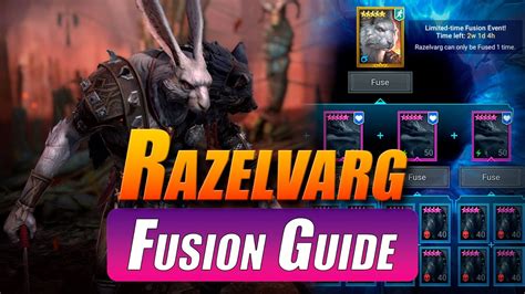 Razelvarg Fusion Guide Summons Raid Shadow Legends YouTube