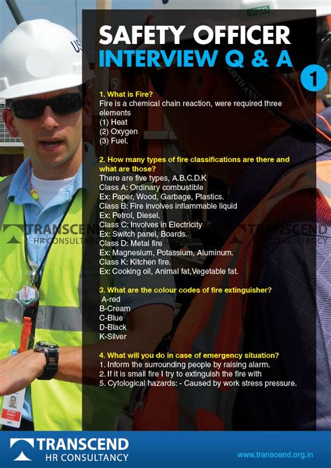 Safety Officer Interview Questions Answers O G Refinery