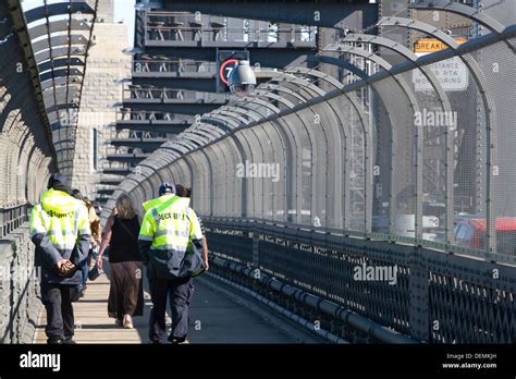 Security personnel patrol on sydney harbour bridge,Sydney,Australia Stock Photo - Alamy