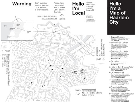 Haarlem tourist map - Ontheworldmap.com