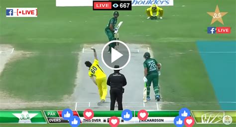 Live Cricket – Pakistan vs Australia Live Streaming – OPn Sports, We Green Sports, Ten Sports ...