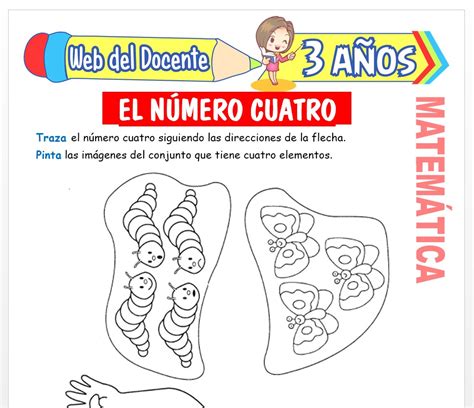 Actividades Del Número 3 Para Niños De 3 AÑos Web Del Docente