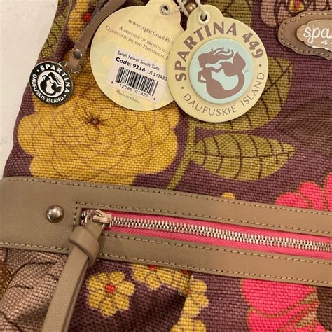 Spartina 449 Bags New Spartina 449 Daufuskie Island Floral Handbag