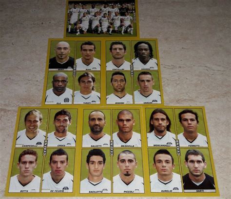 FIGURINE CALCIATORI PANINI 2007 08 SQUADRA CESENA CALCIO FOOTBALL ALBUM