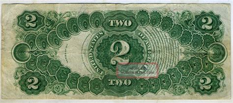 Rare 1917 2 Two Dollar Bill Legal Tender Note Red Seal