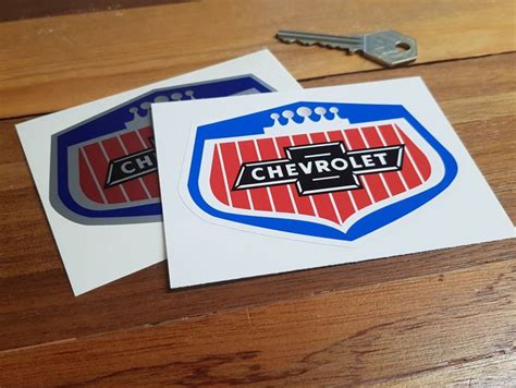 Chevrolet Old Grill Style Stickers 4 Pair