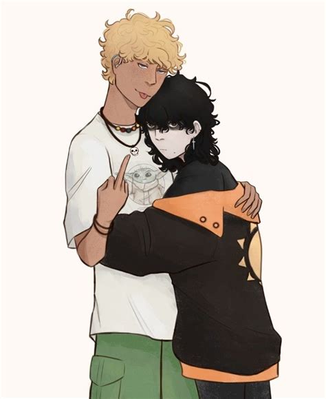 Solangelo By Spookedbees On Insta Solangelo Percy Jackson