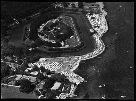 Danmark Set Fra Luften Charlottenlund Fort Det Kgl Bibliotek