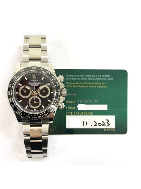 Rolex Daytona Stainless Steel Black Dial 126500LN for $32,999 for sale ...