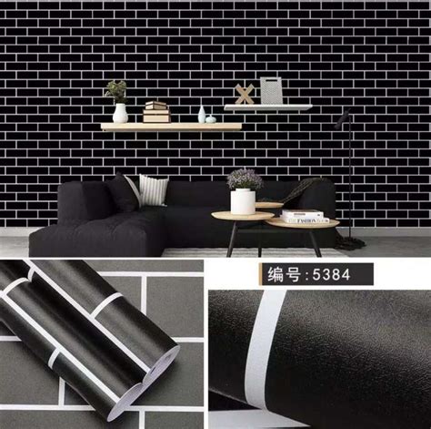 Jual WALLPAPER DINDING Ukuran 45 Cm X 10 M Motif Tema Garis Hitam Putih