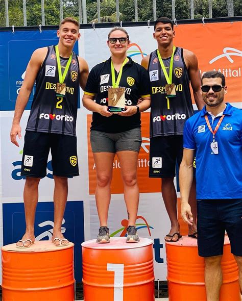 Dupla do RN vence etapa do Brasileiro Interclubes de vôlei de praia sub