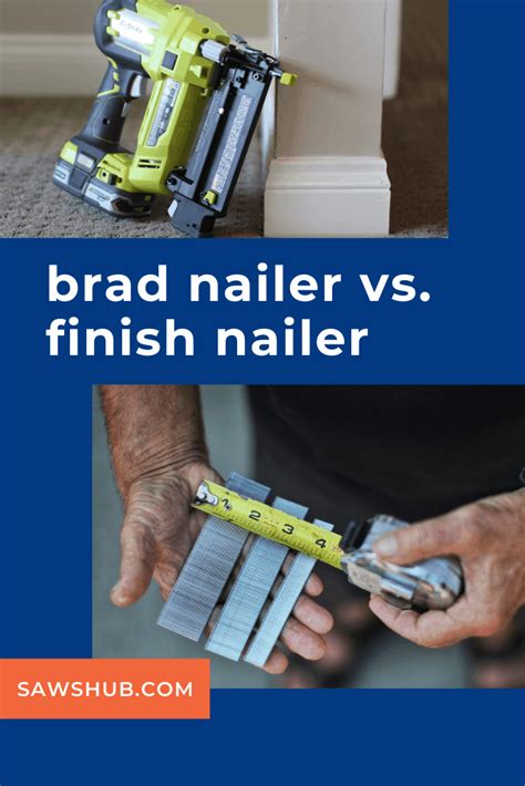 When To Use Finish Nailer Vs Brad Nail My Bios