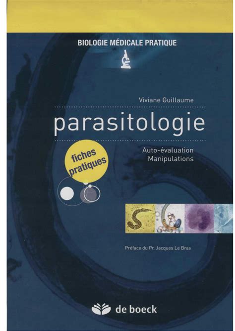 Solution Parasitologie Fiches Pratiques Studypool