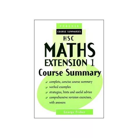 Hsc Maths Extension Course Summary Ssrc