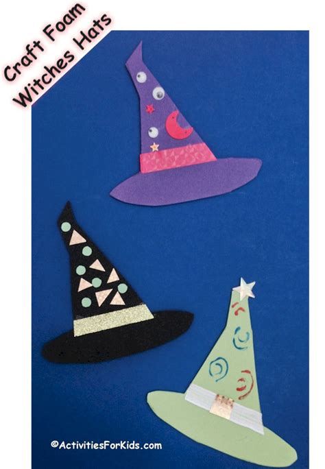 Witches Hat Template for a Decorative Halloween Craft