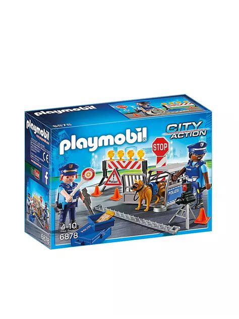 PLAYMOBIL City Action Polizei Straßensperre 6878 keine Farbe