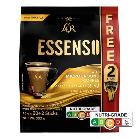 Lor Essenso 2 In 1 Instant Microground Coffee Creamer NTUC FairPrice