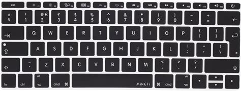 Mingfi Englisch English Tastatur Silikon Schutz Abdeckung Qwerty Für 2015 Macbook 12 2016