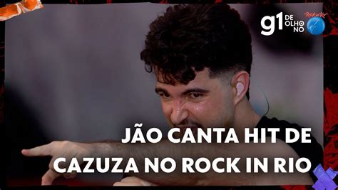 Jão canta suspenso no ar e lembra Rock in Rio de 1985 ao homenagear