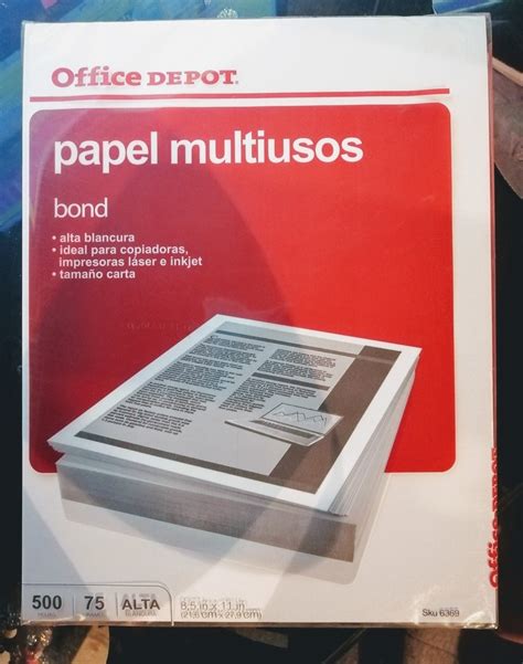 Paquete De Hojas Blancas Bond Mercado Libre