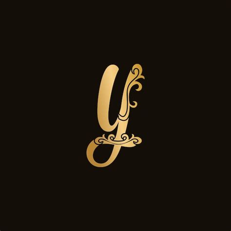 Conception Du Logo En Lettres De Luxe Vecteur Premium