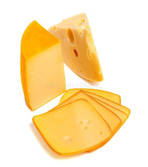 Pieces And Slices Of Cheese Stock Image Image Of Edam Natural 74208971