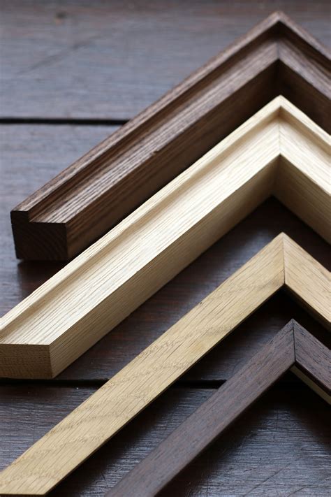 Natural Wood Frame Mouldings Gorgeous Different Mouldings To Complement Your Chosen Frame