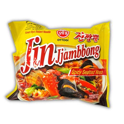 Korea Ottogi Jin Jjambbong Spicy Seafood Noodles 130g Asia