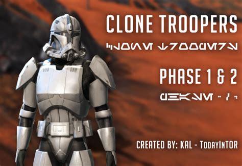 Fashion Clone Troopers Today In The Old Republic