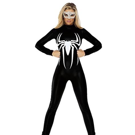 Forplay Pants And Jumpsuits Forplay Poisonous Spider Superhero Black