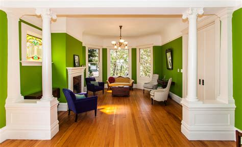 Awe-Inspiring-Lime-Green-Interior-Paint-Ideas-in-Living-Room-Eclectic ...